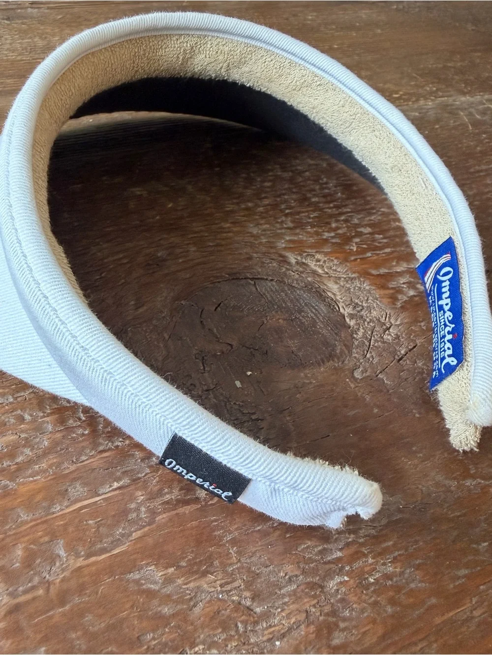 Congressional Embroidered White Visor Hat